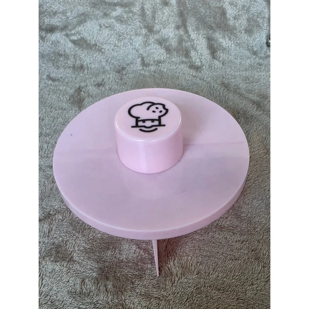 Crumbl Cookies Pink Plastic Cookie Cutter Slicer Divider 4 Section Kitchen Tool
